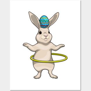 Bunny Easter Easter egg Fitness Posters and Art